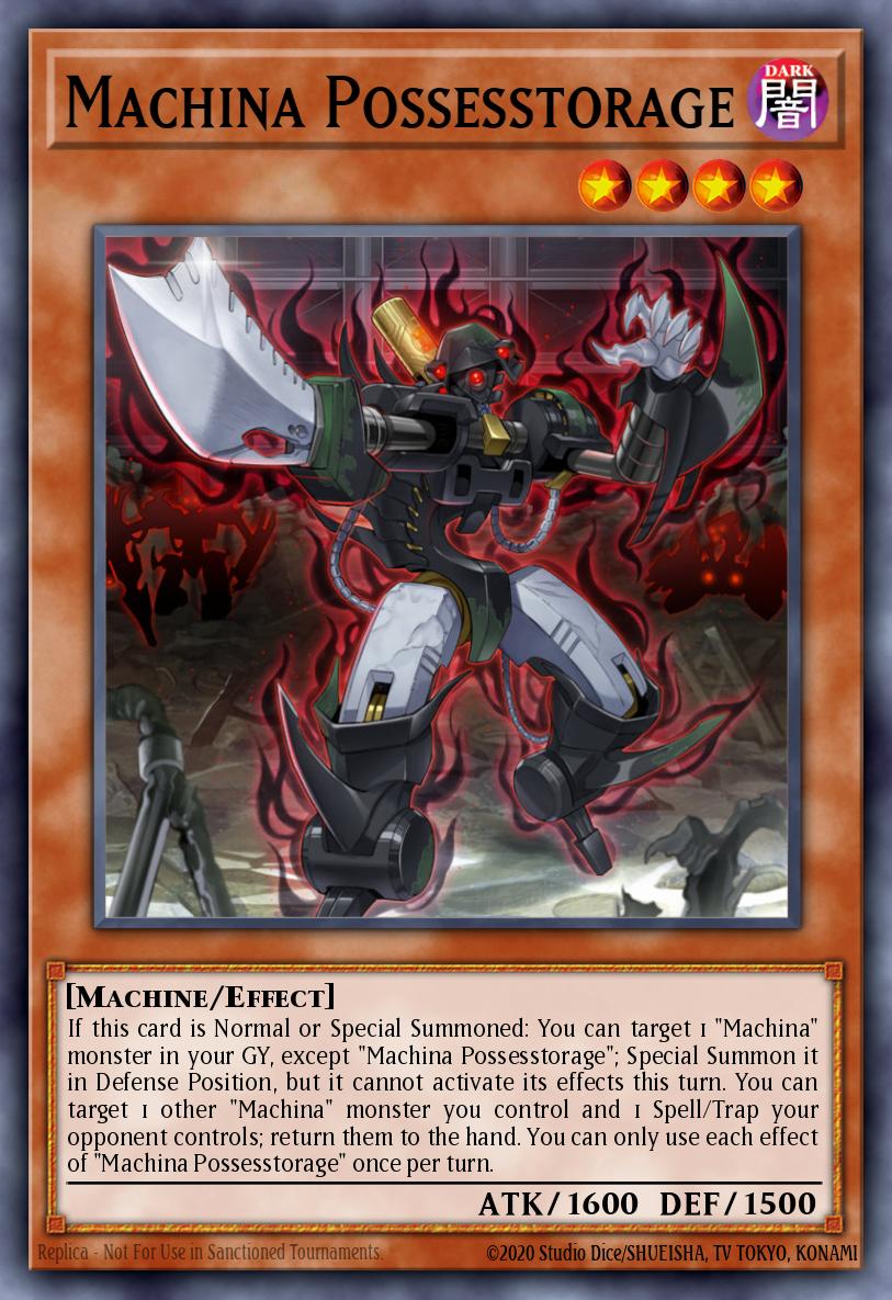 Machina Possesstorage Yu-Gi-Oh card