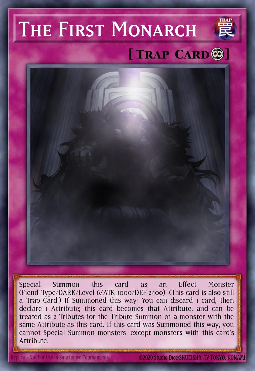 The First Monarch Yu-Gi-Oh card