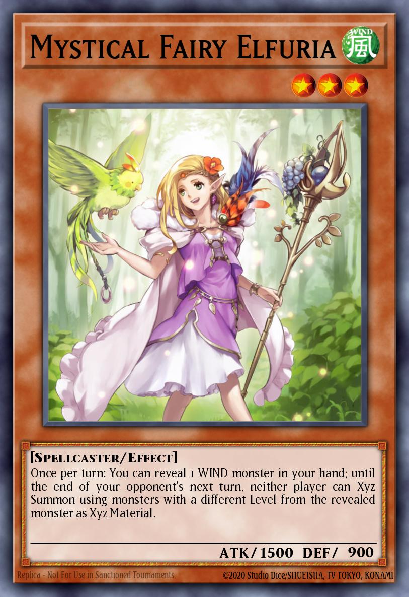 Mystical Fairy Elfuria Yu-Gi-Oh card