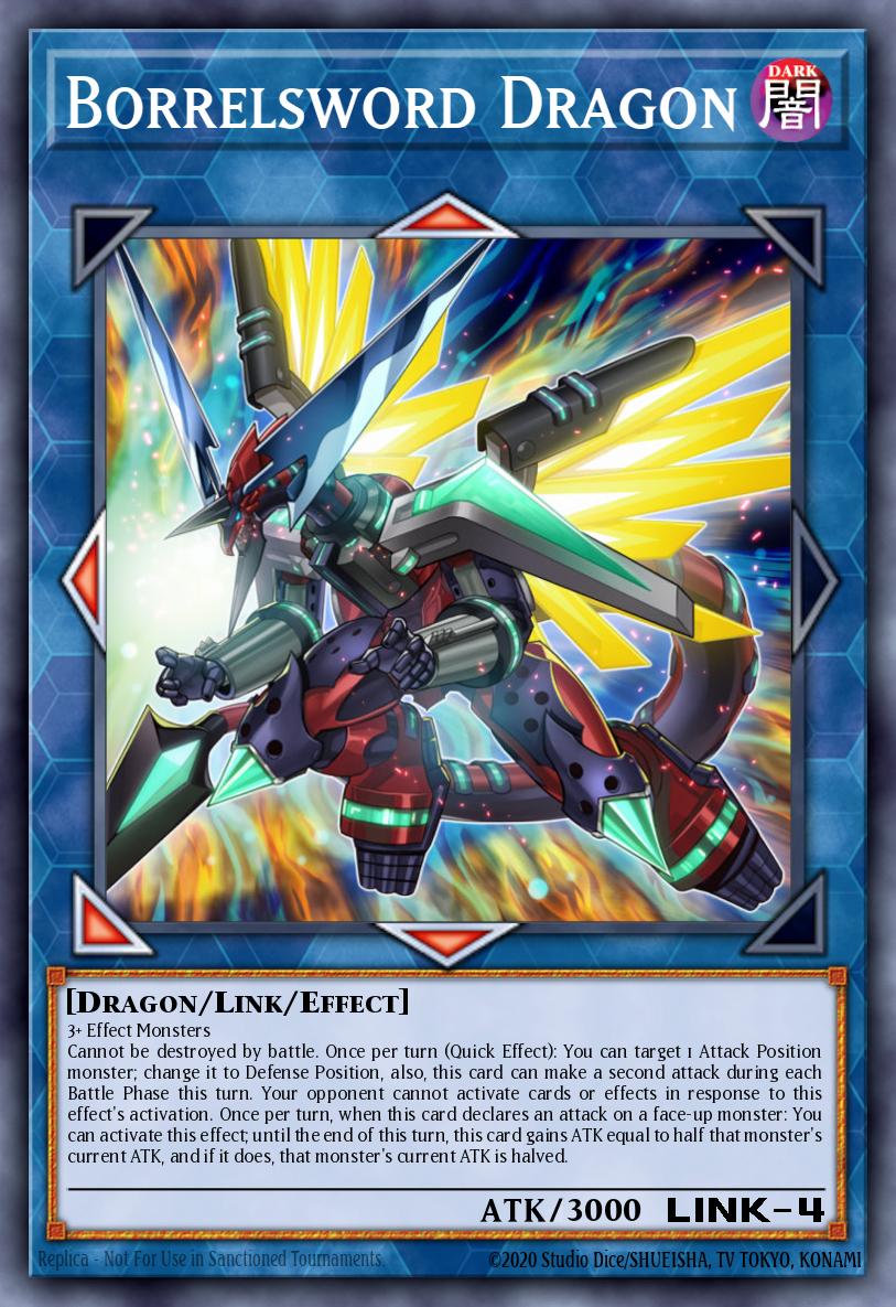 Borrelsword Dragon Yu-Gi-Oh card