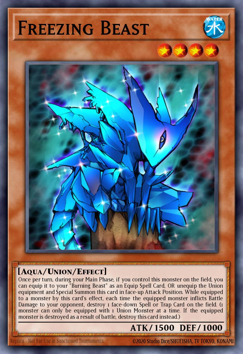 Freezing Beast Yu-Gi-Oh card