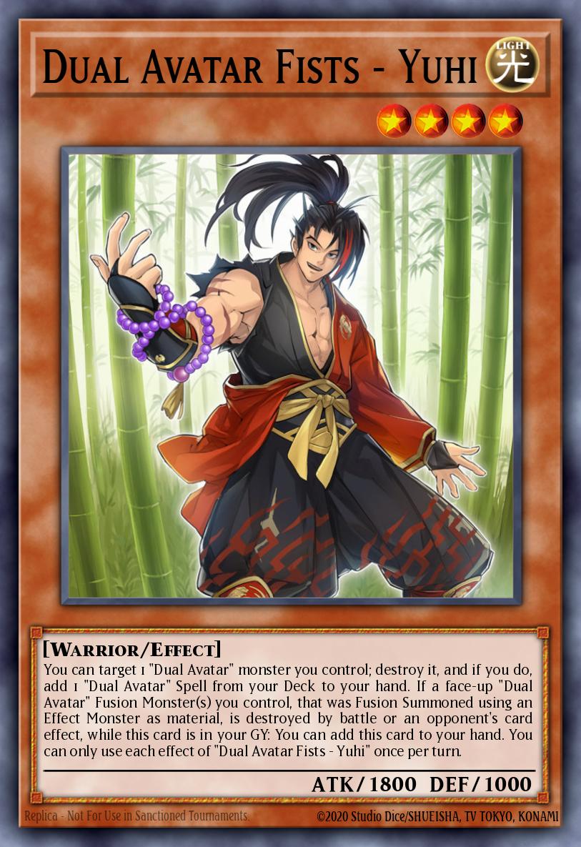 Dual Avatar Fists - Yuhi Yu-Gi-Oh card