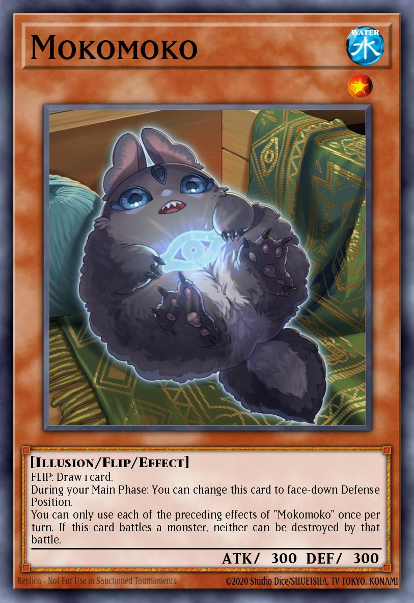 Mokomoko Yu-Gi-Oh card