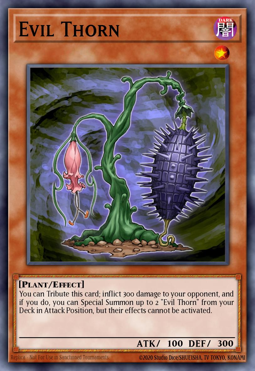Evil Thorn Yu-Gi-Oh card