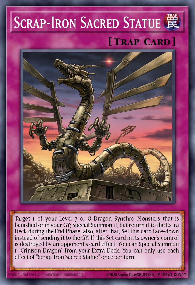 Scrap-Iron Sacred Statue Yu-Gi-Oh card