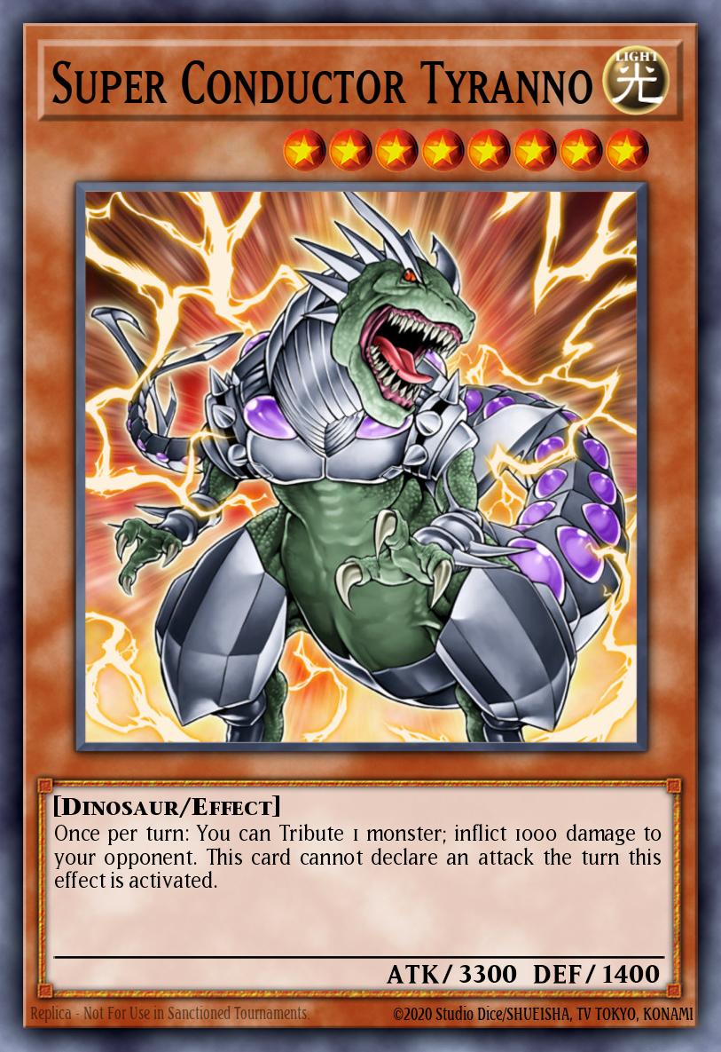 Super Conductor Tyranno Yu-Gi-Oh card