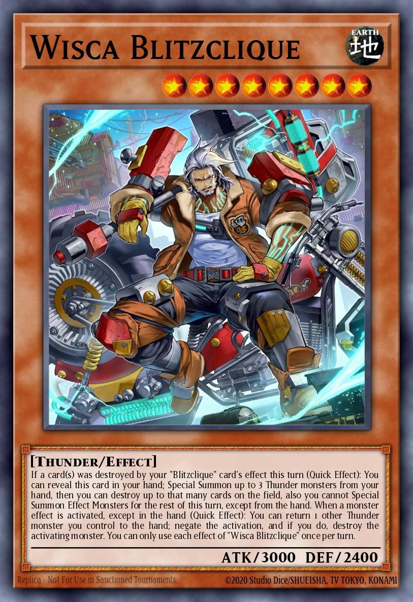 Wisca Blitzclique Yu-Gi-Oh card