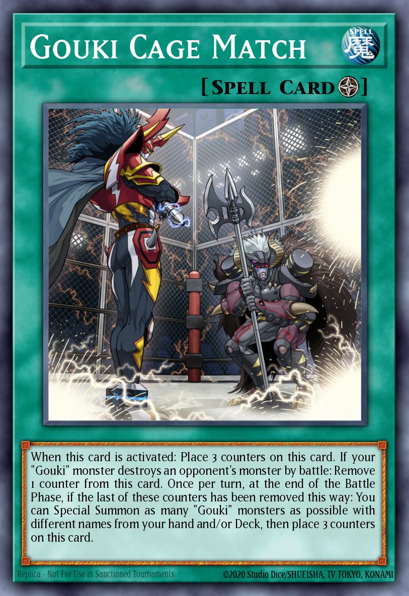 Gouki Cage Match Yu-Gi-Oh card
