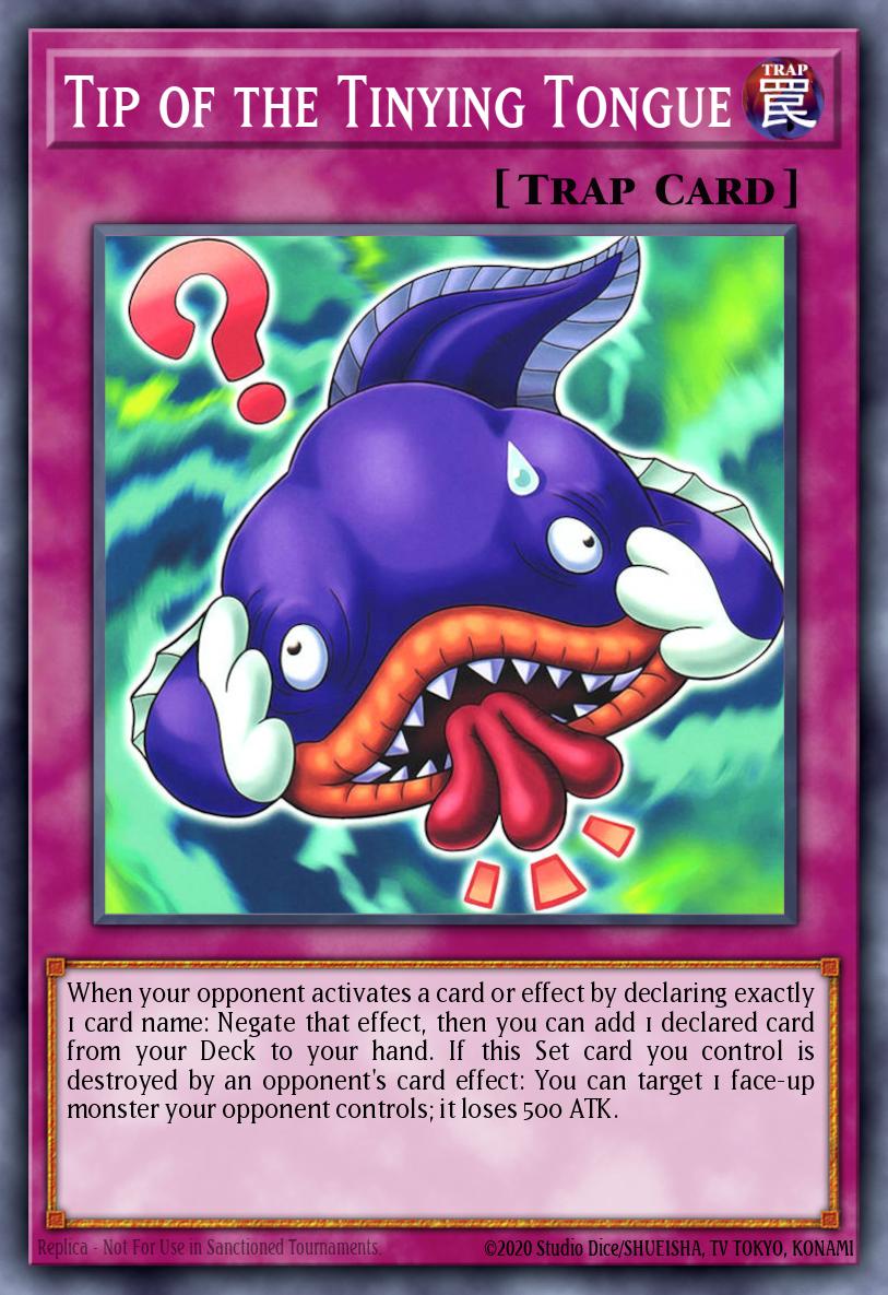 Tip of the Tinying Tongue Yu-Gi-Oh card