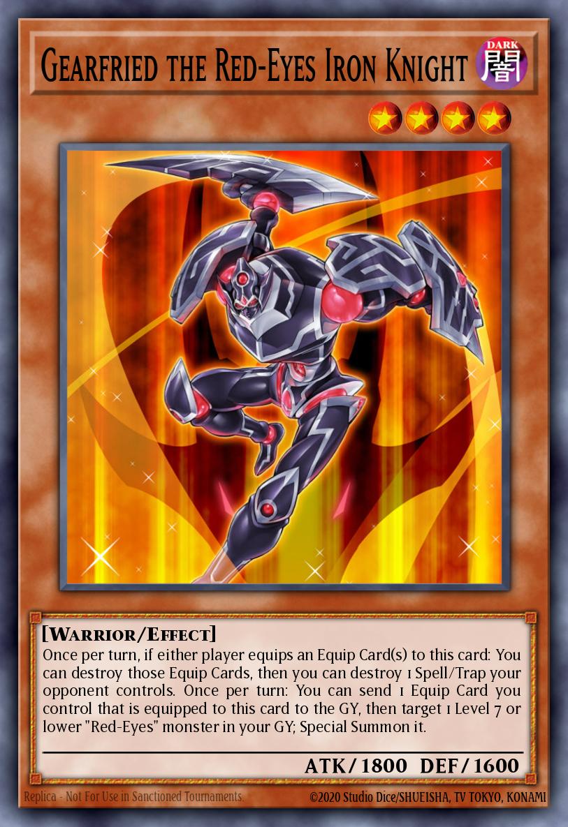Gearfried the Red-Eyes Iron Knight Yu-Gi-Oh card