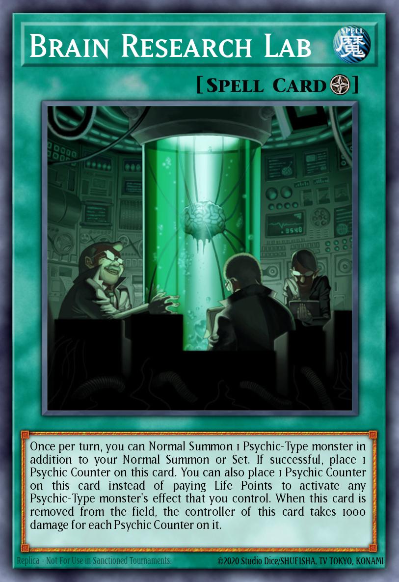 Brain Research Lab Yu-Gi-Oh card