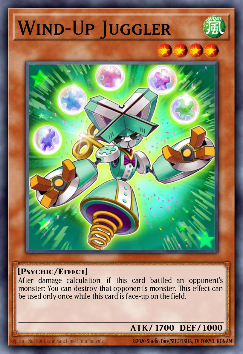 Wind-Up Juggler Yu-Gi-Oh card