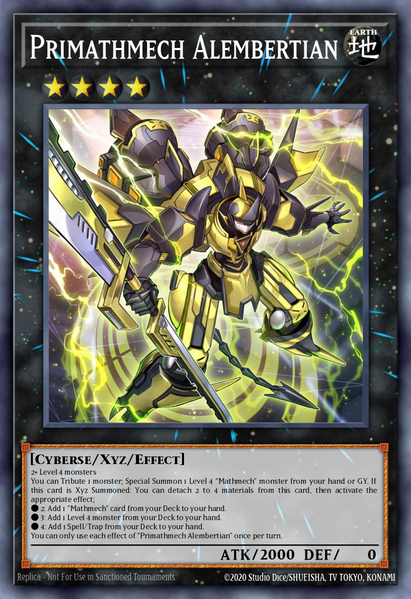 Primathmech Alembertian Yu-Gi-Oh card