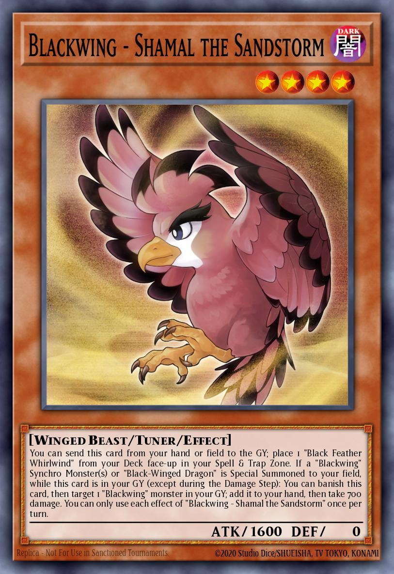 Blackwing - Shamal the Sandstorm Yu-Gi-Oh card