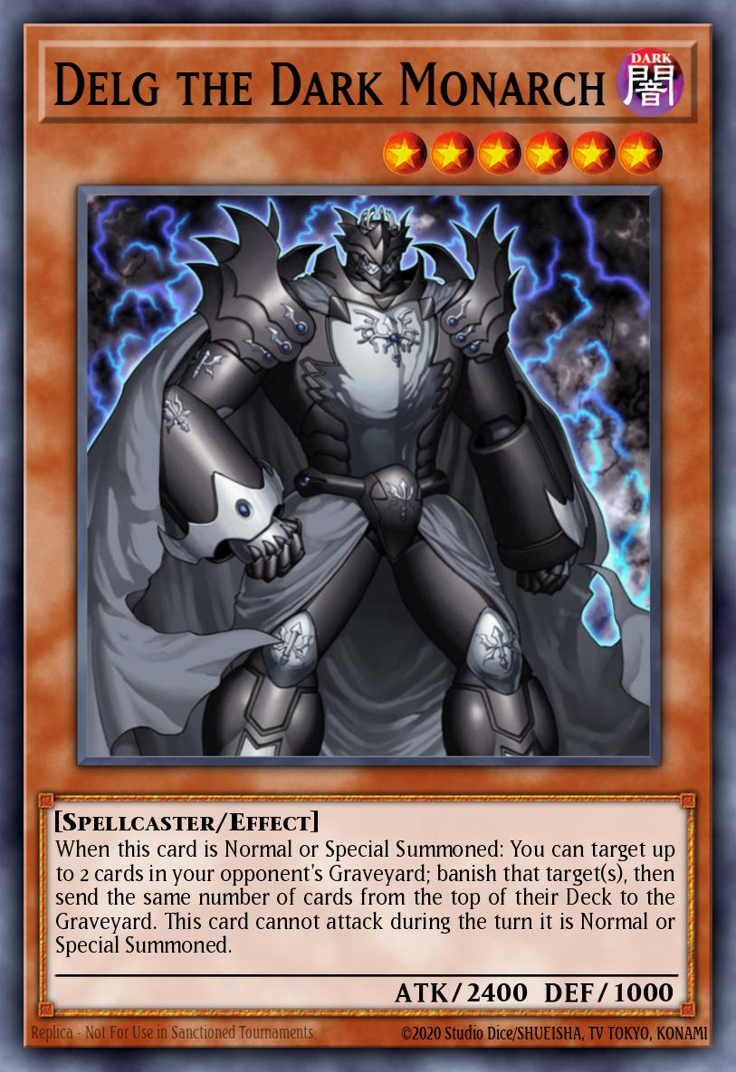 Delg the Dark Monarch Yu-Gi-Oh card