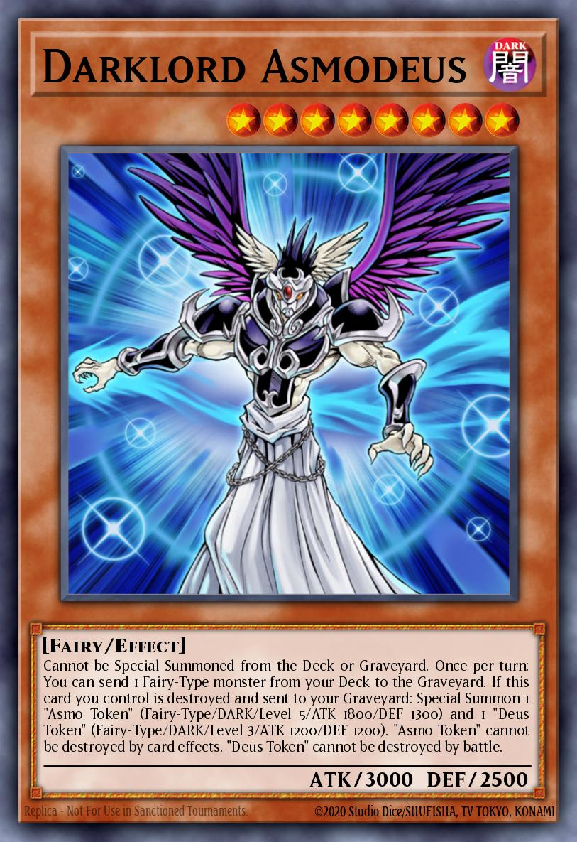Darklord Asmodeus Yu-Gi-Oh card