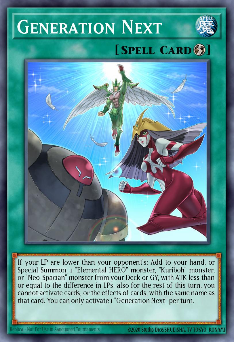 Generation Next Yu-Gi-Oh card
