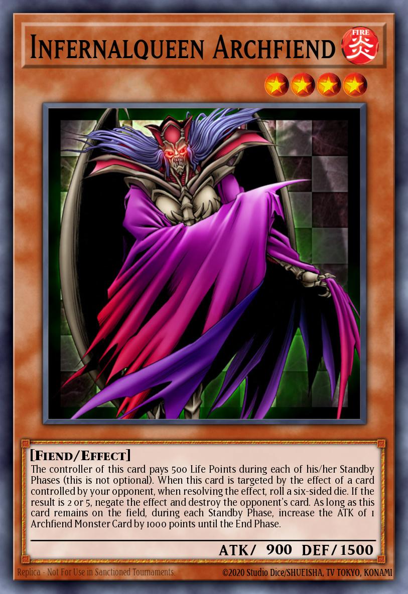 Infernalqueen Archfiend Yu-Gi-Oh card