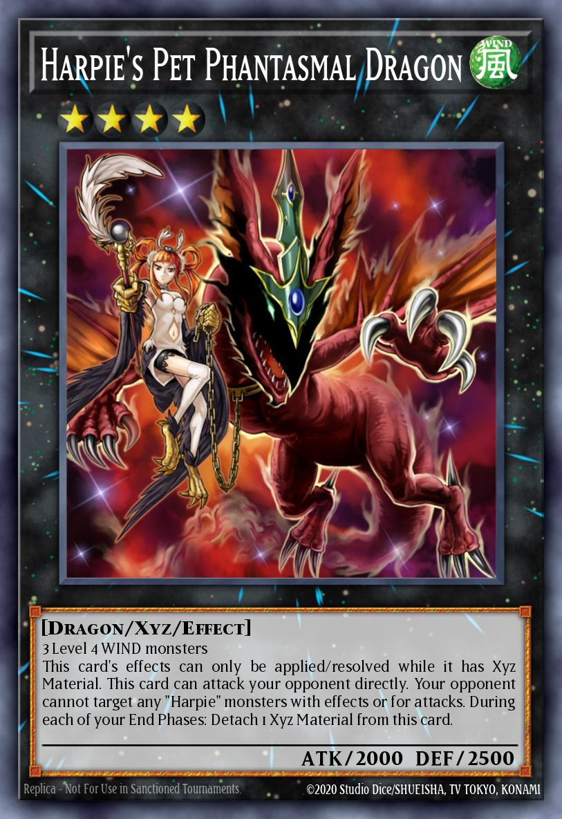 Harpie's Pet Phantasmal Dragon Yu-Gi-Oh card