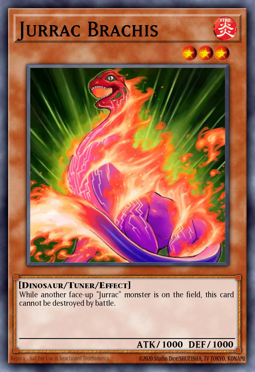 Jurrac Brachis Yu-Gi-Oh card
