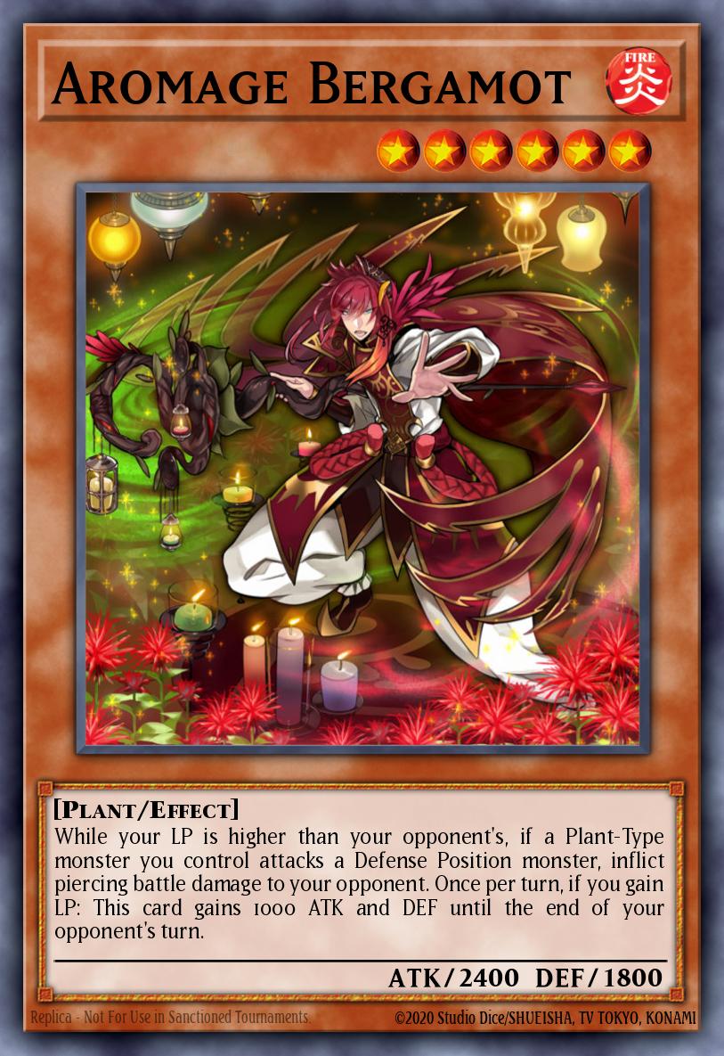 Aromage Bergamot Yu-Gi-Oh card