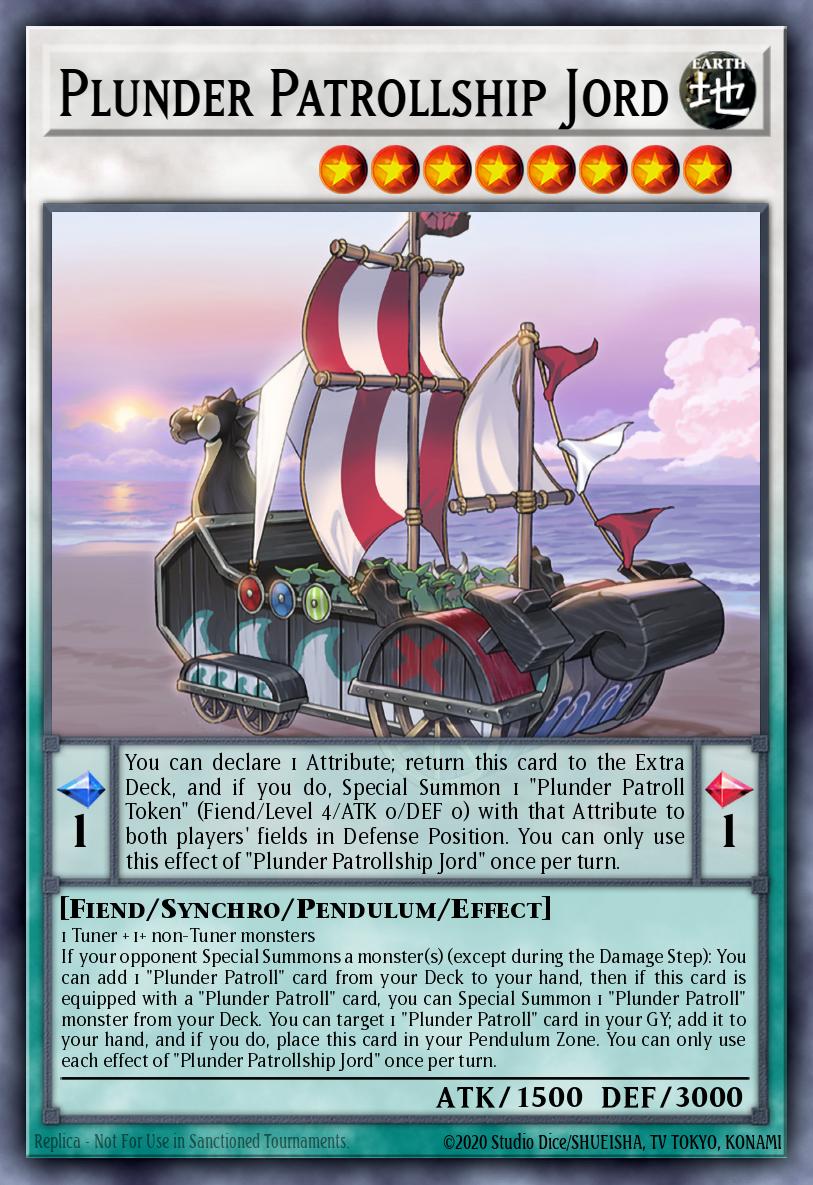 Plunder Patrollship Jord Yu-Gi-Oh card