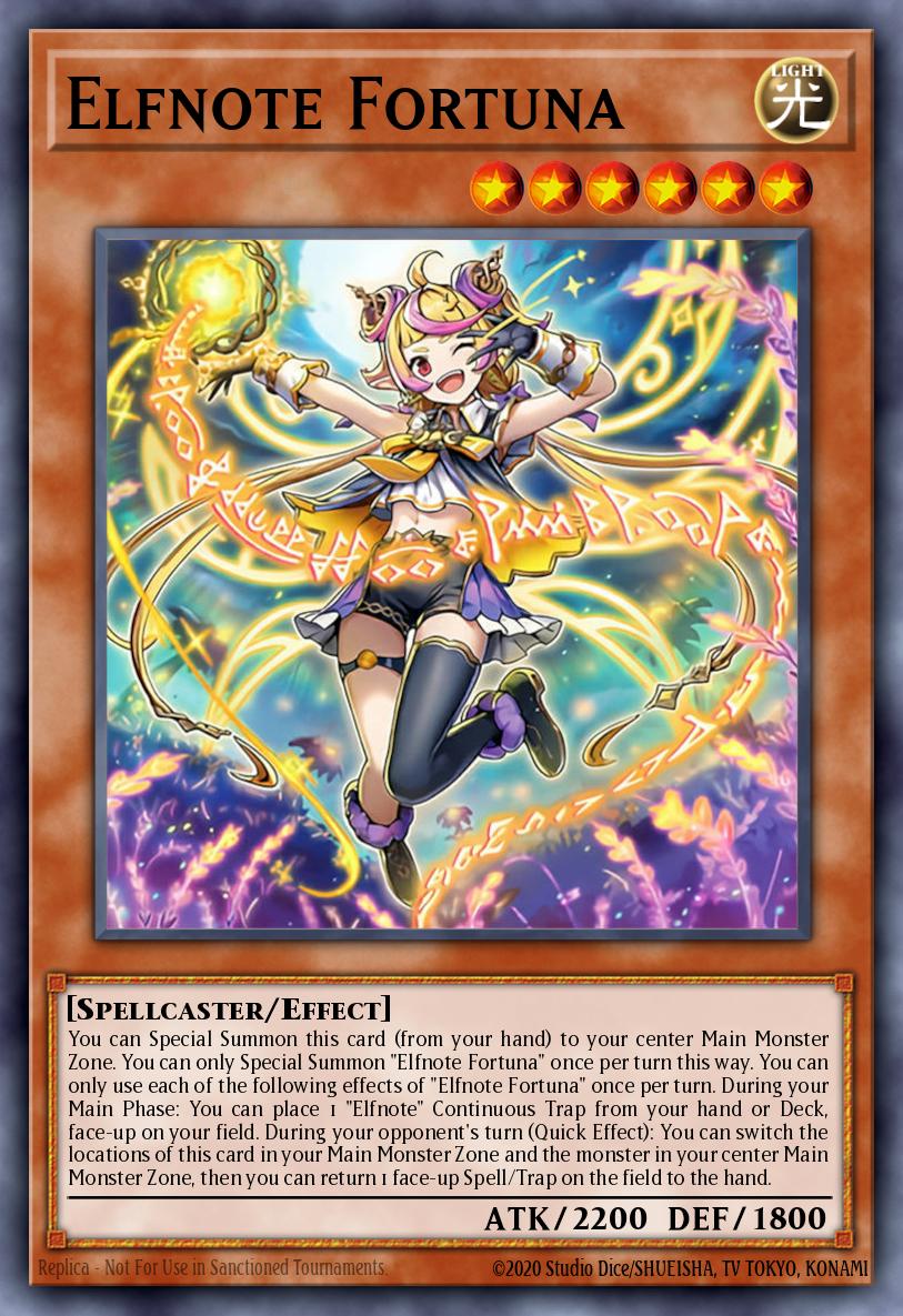 Elfnote Fortuna Yu-Gi-Oh card