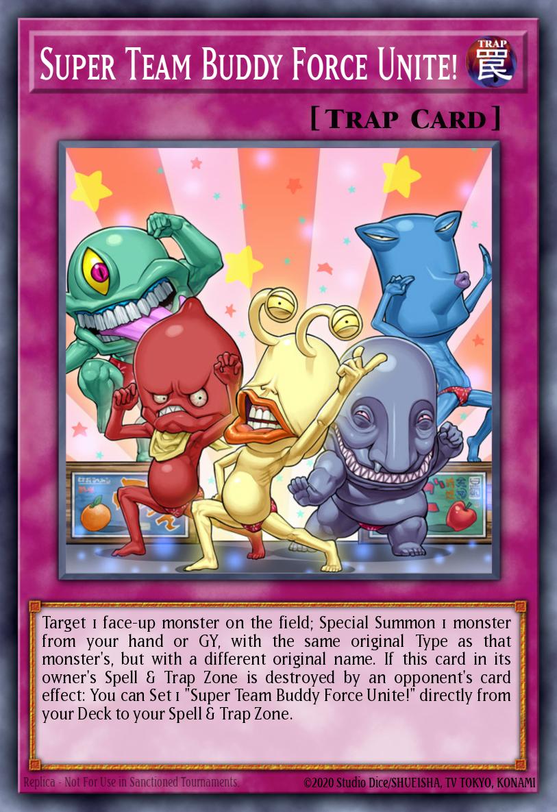 Super Team Buddy Force Unite! Yu-Gi-Oh card