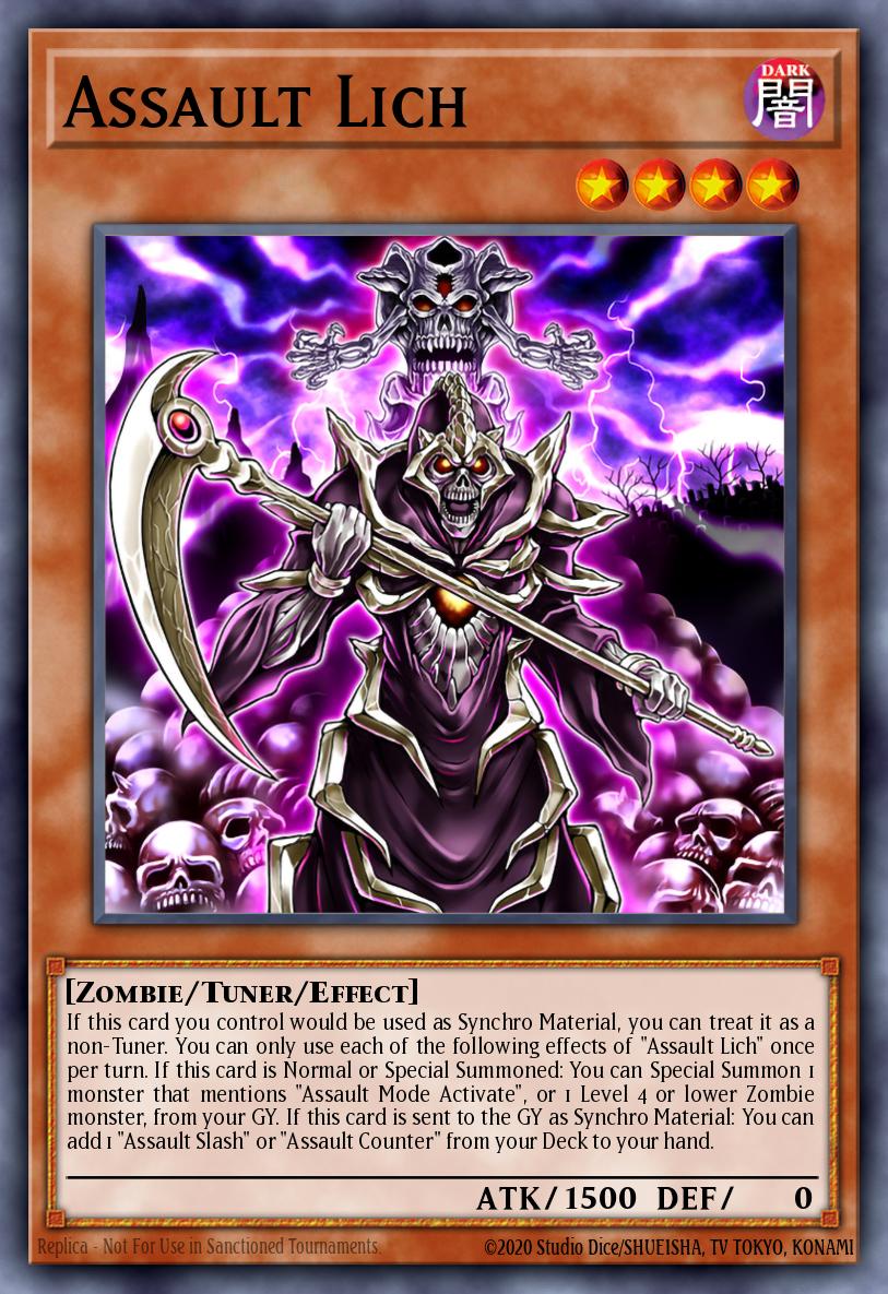 Assault Lich Yu-Gi-Oh card