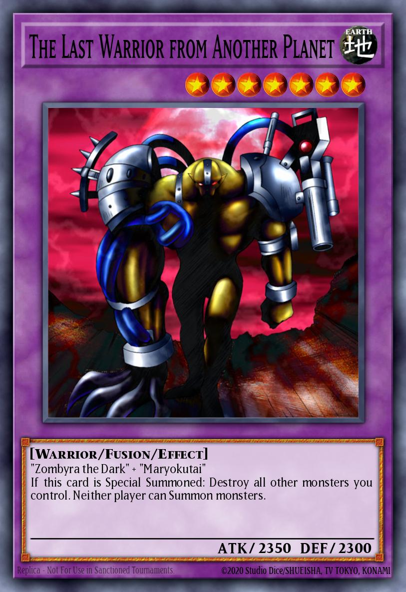 The Last Warrior from Another Planet Yu-Gi-Oh card