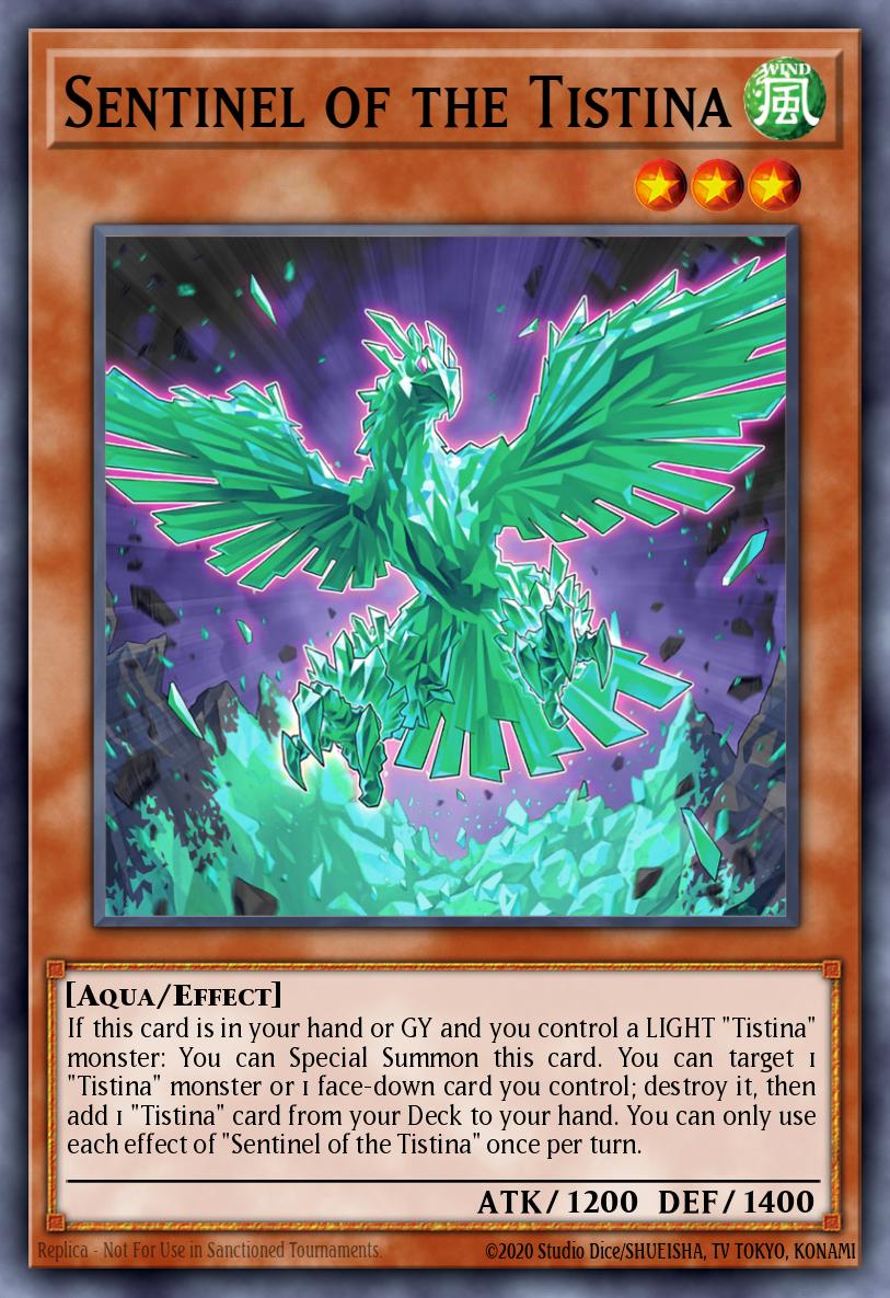 Sentinel of the Tistina Yu-Gi-Oh card