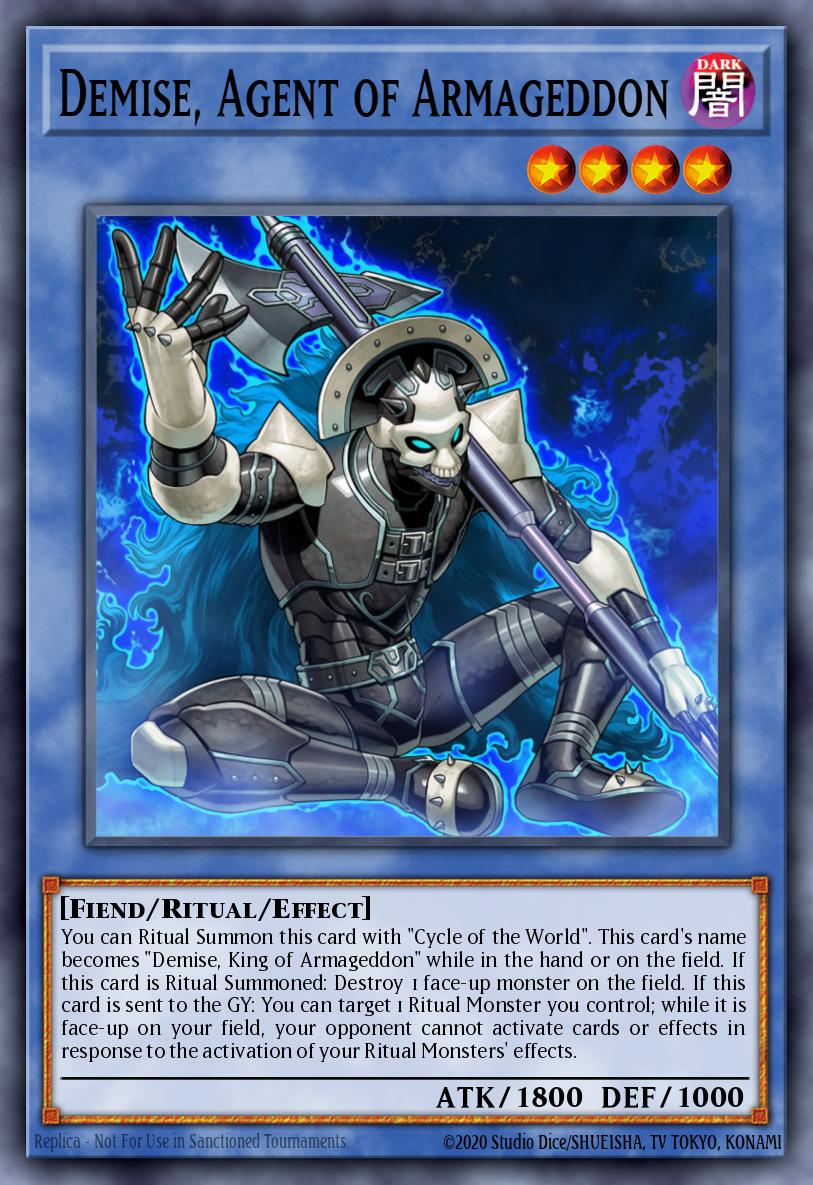 Demise, Agent of Armageddon Yu-Gi-Oh card