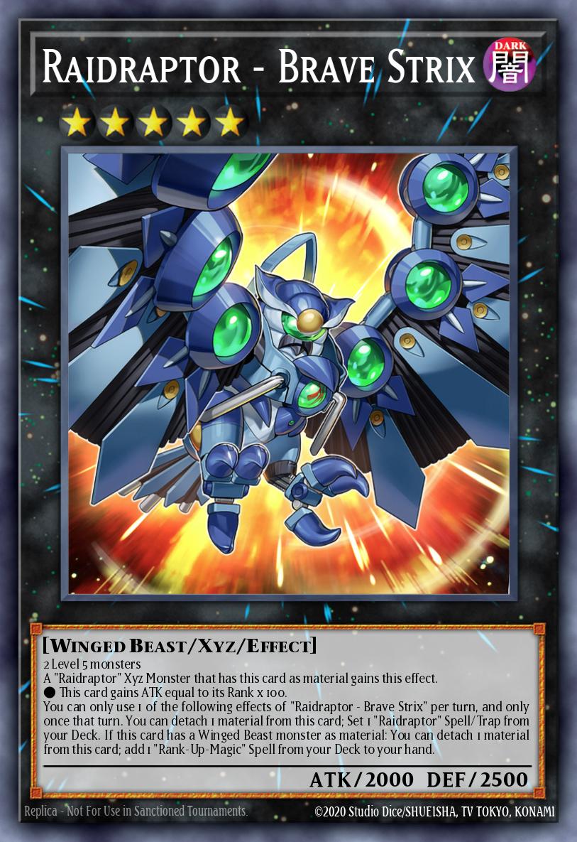 Raidraptor - Brave Strix Yu-Gi-Oh card