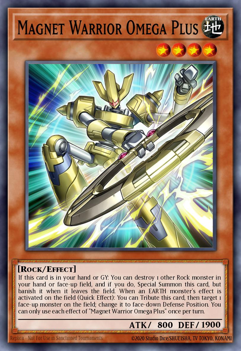 Magnet Warrior Omega Plus Yu-Gi-Oh card