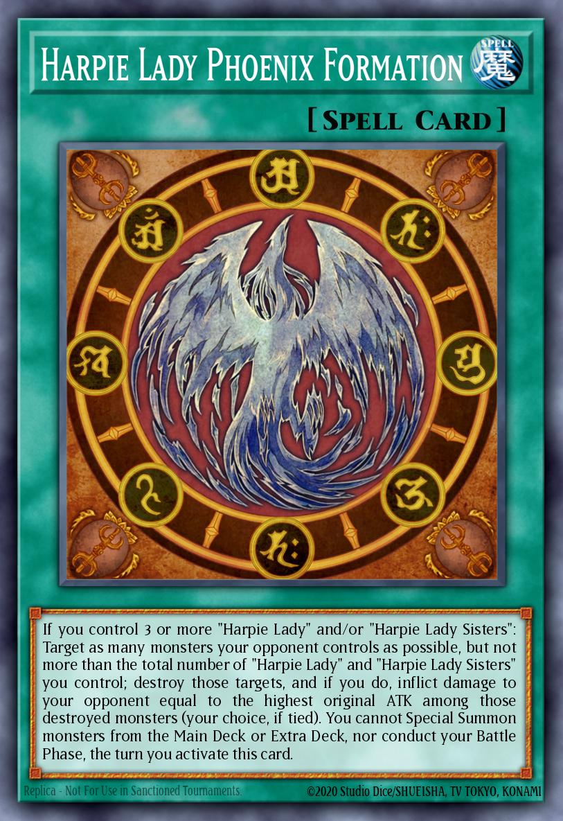 Harpie Lady Phoenix Formation Yu-Gi-Oh card