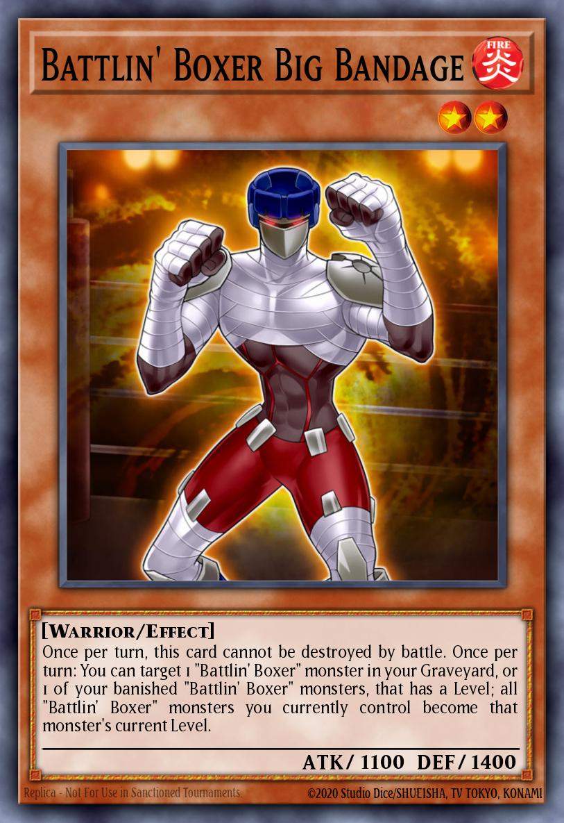 Battlin' Boxer Big Bandage Yu-Gi-Oh card