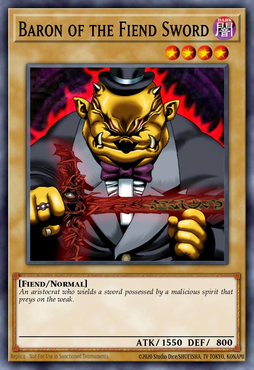 Baron of the Fiend Sword Yu-Gi-Oh card