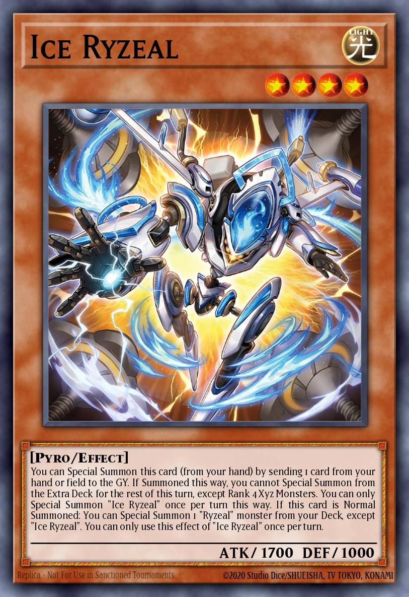 Ice Ryzeal Yu-Gi-Oh card