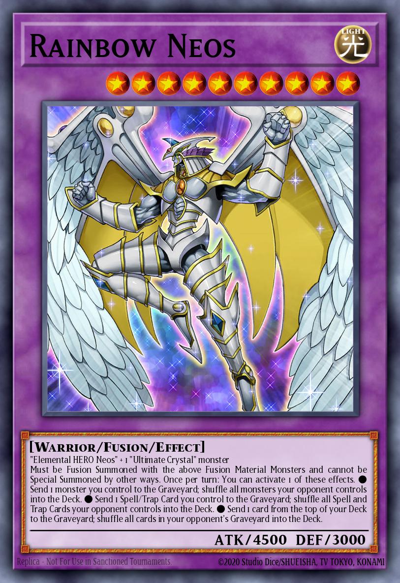 Rainbow Neos Yu-Gi-Oh card