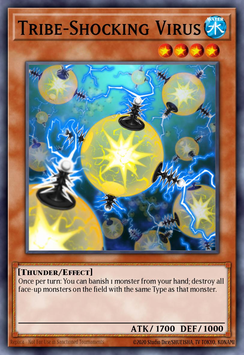 Tribe-Shocking Virus Yu-Gi-Oh card
