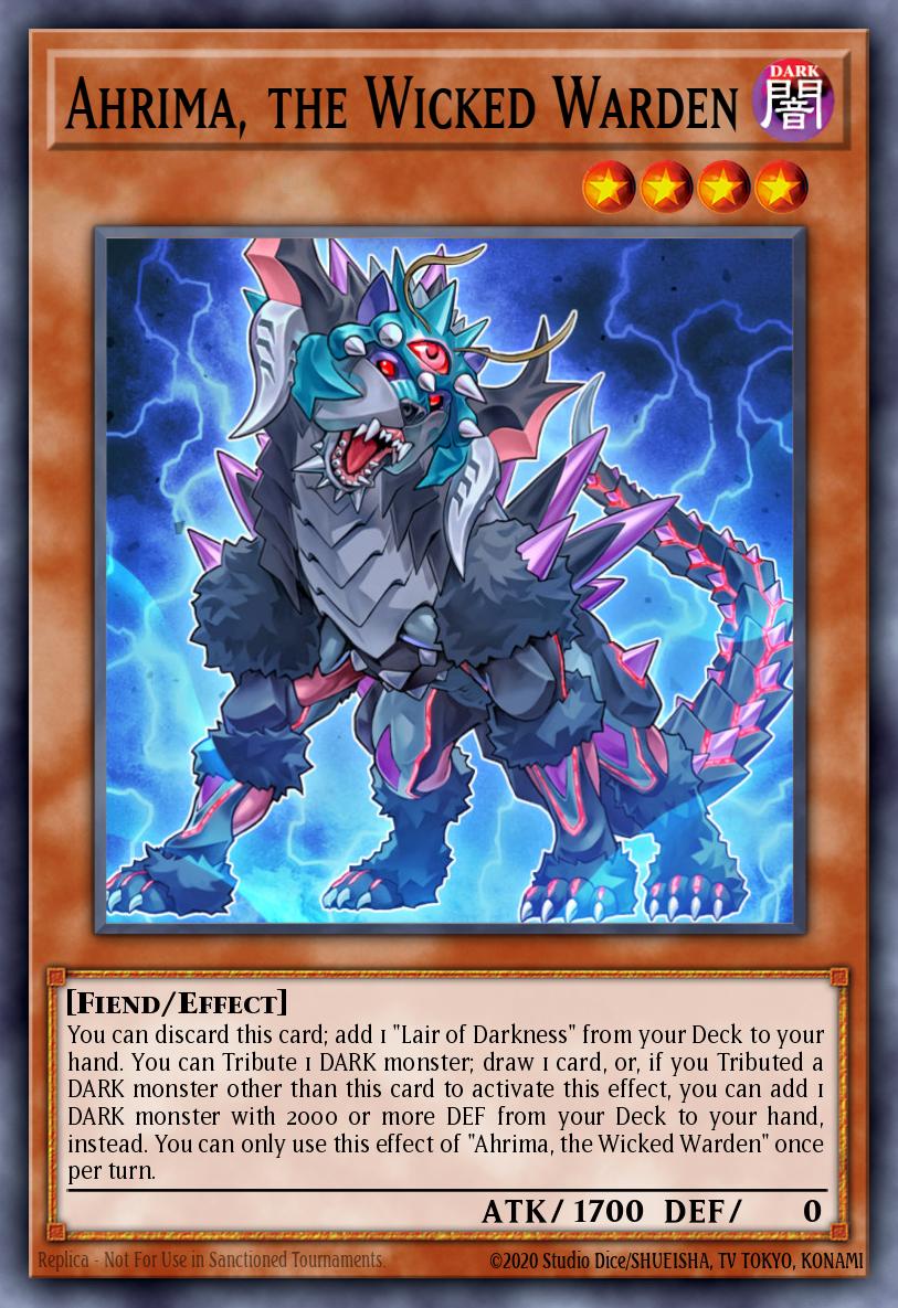 Ahrima, the Wicked Warden Yu-Gi-Oh card