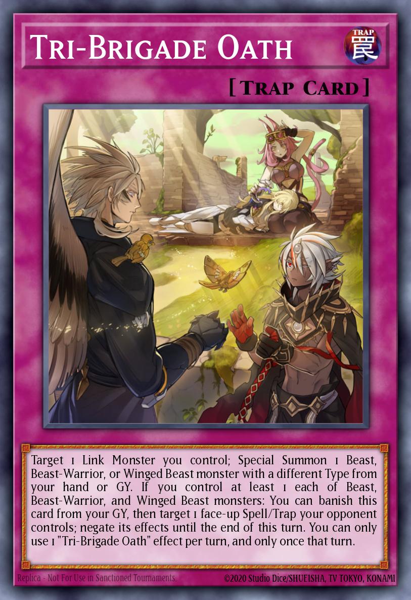 Tri-Brigade Oath Yu-Gi-Oh card