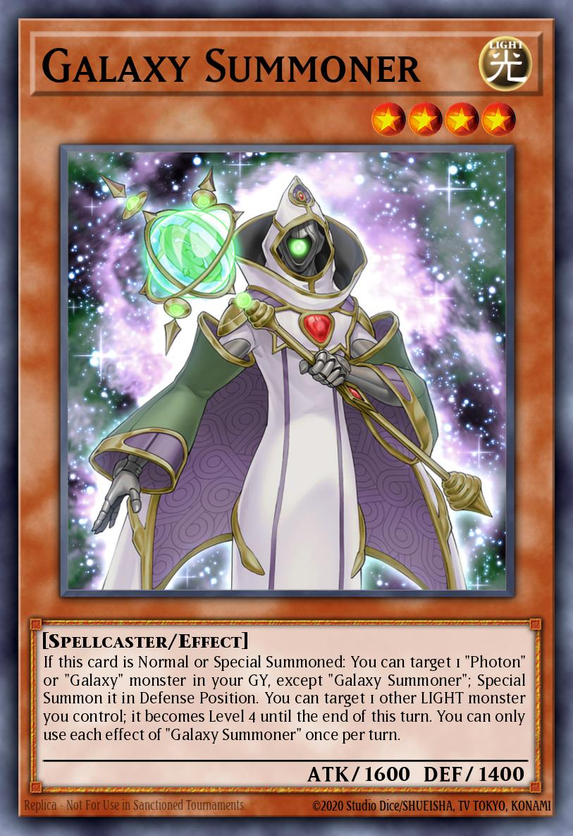 Galaxy Summoner Yu-Gi-Oh card