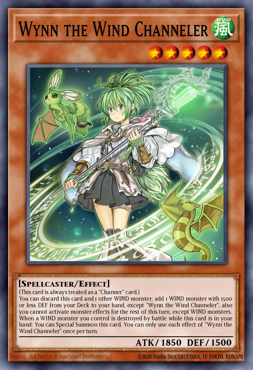 Wynn the Wind Channeler Yu-Gi-Oh card