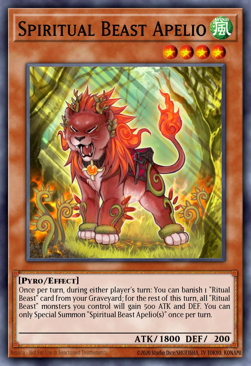Spiritual Beast Apelio Yu-Gi-Oh card