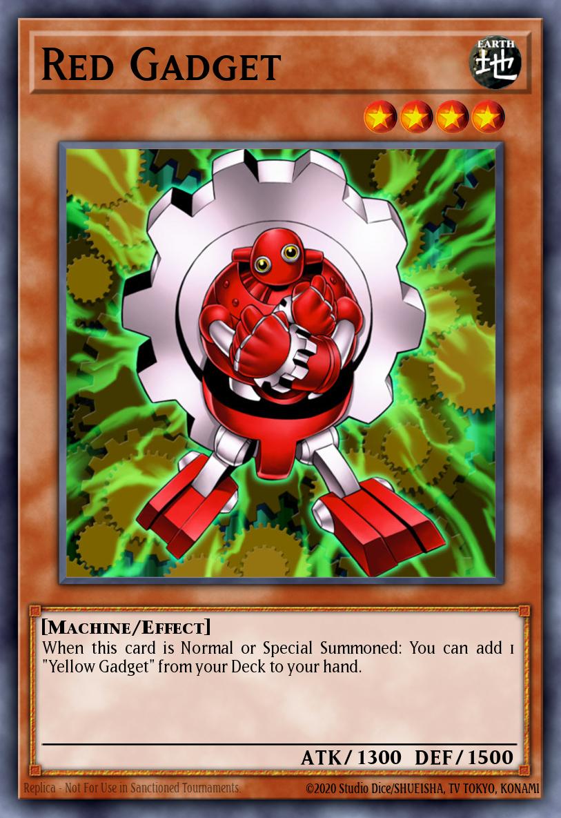 Red Gadget Yu-Gi-Oh card