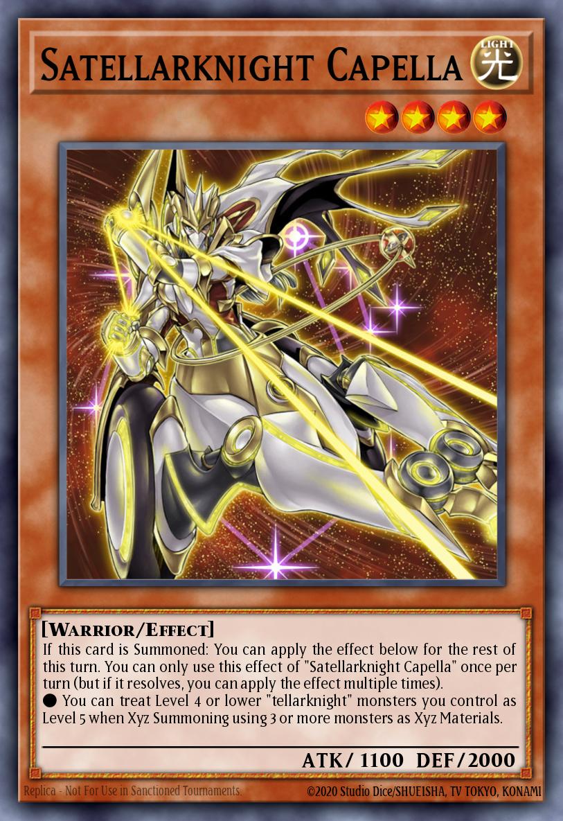 Satellarknight Capella Yu-Gi-Oh card