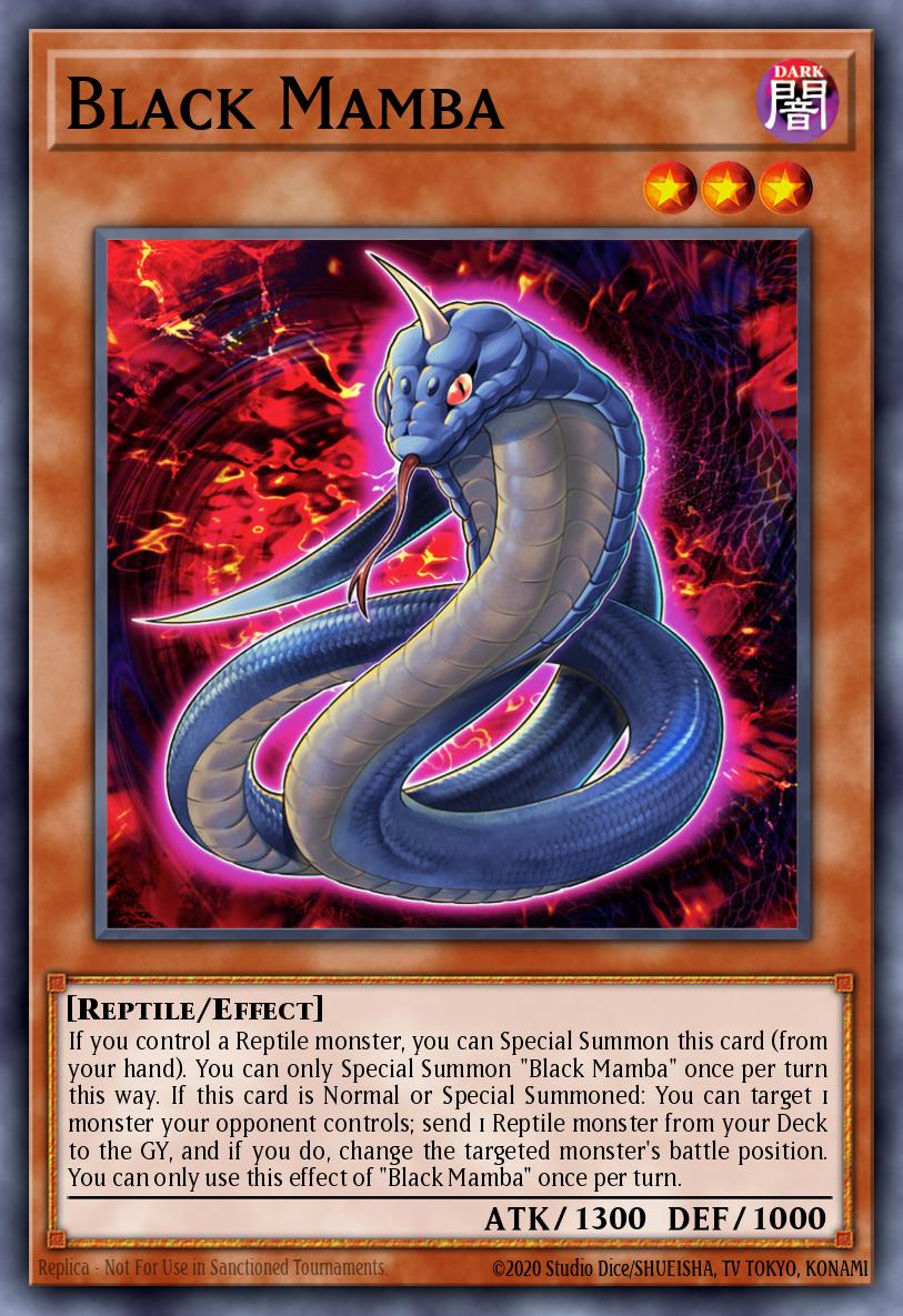 Black Mamba Yu-Gi-Oh card