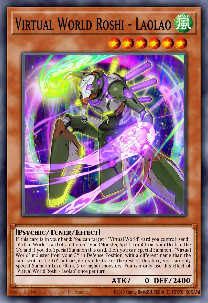 Virtual World Roshi - Laolao Yu-Gi-Oh card