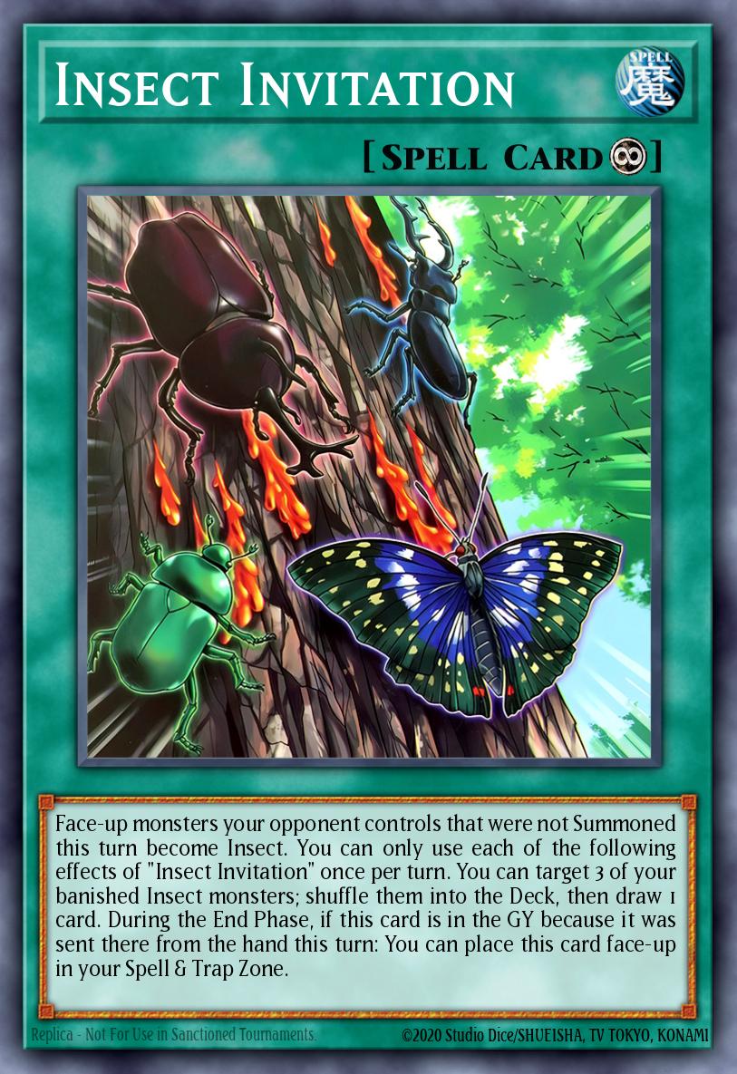 Insect Invitation Yu-Gi-Oh card